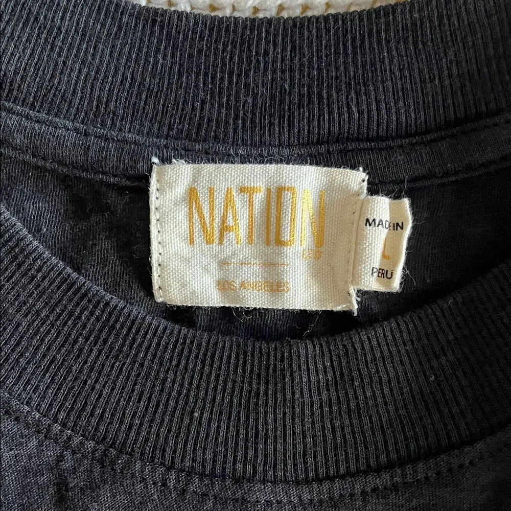 Nation LTD Paulette Ruffle Sleeve Top - Large - Picture 5 of 10